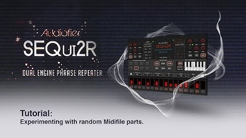 SEQui2R Tutorial Bits: Working with external midifiles