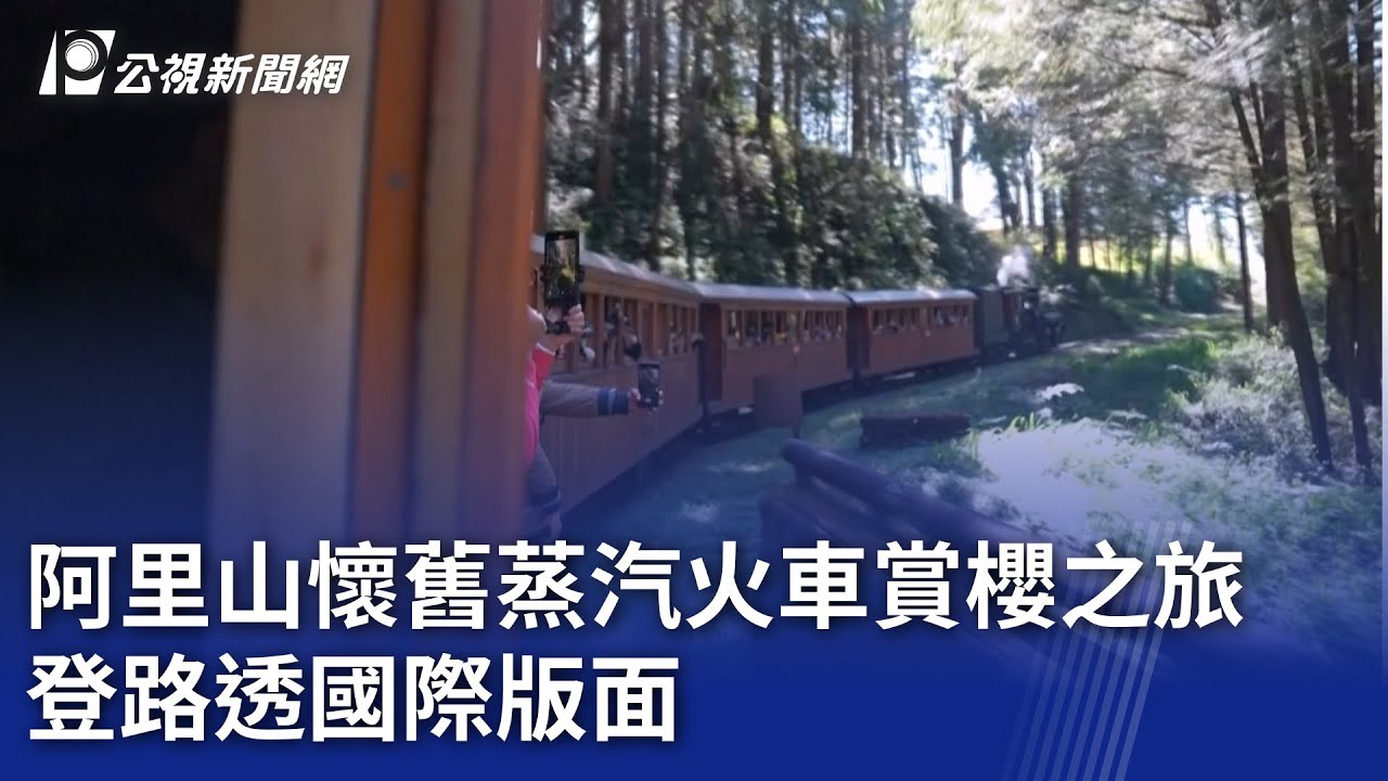 阿里山懷舊蒸汽火車賞櫻之旅 登路透國際版面｜20250327 公視新聞全球話