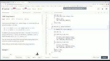 【每日一题】1340. Jump Game V, 10/2/2020