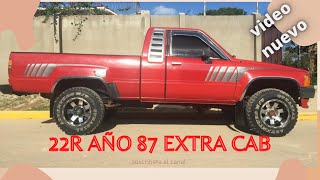 TOYOTA 22R AÑO 87 EXTRACAB EN PERFECTAS CONDICIONES
