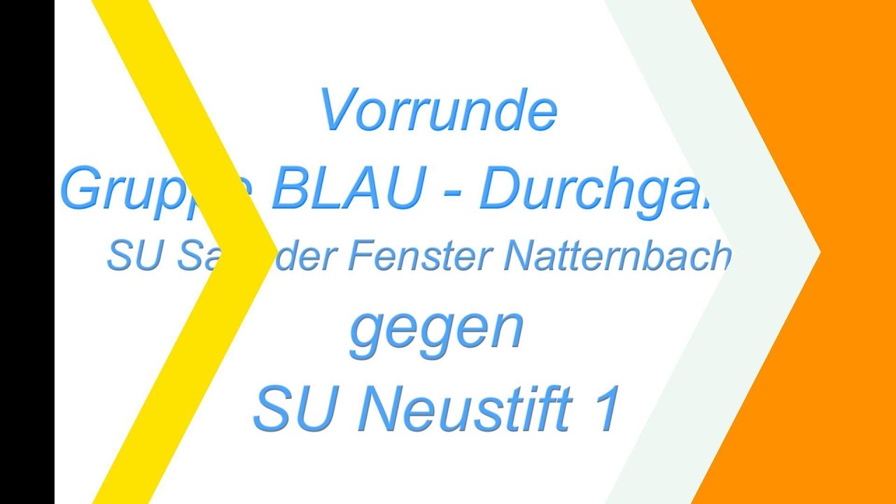 84. Staatsmeisterschaft Herren Salzburg VR blau Natternbach gegen Neustift 1