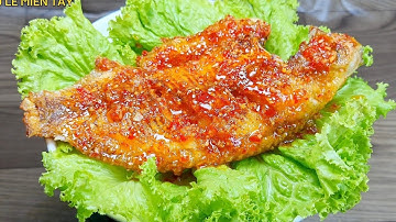 CÁ DIÊU HỒNG SỐT MẮM TỎI ỚT món ăn ngon cho bữa cơm gia đình - @TÚLÊMIỀNTÂY