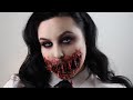 SLASHED MOUTH EASY HALLOWEEN MAKEUP TUTORIAL