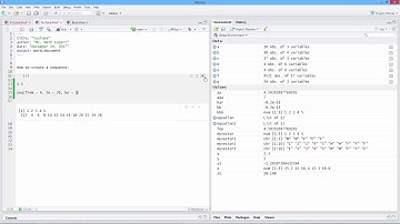 How to Create a Sequence in R. [HD]