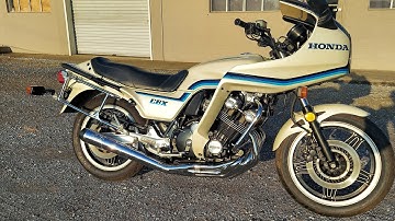 Rare 1982 Honda CBX 1000 first start after carb work