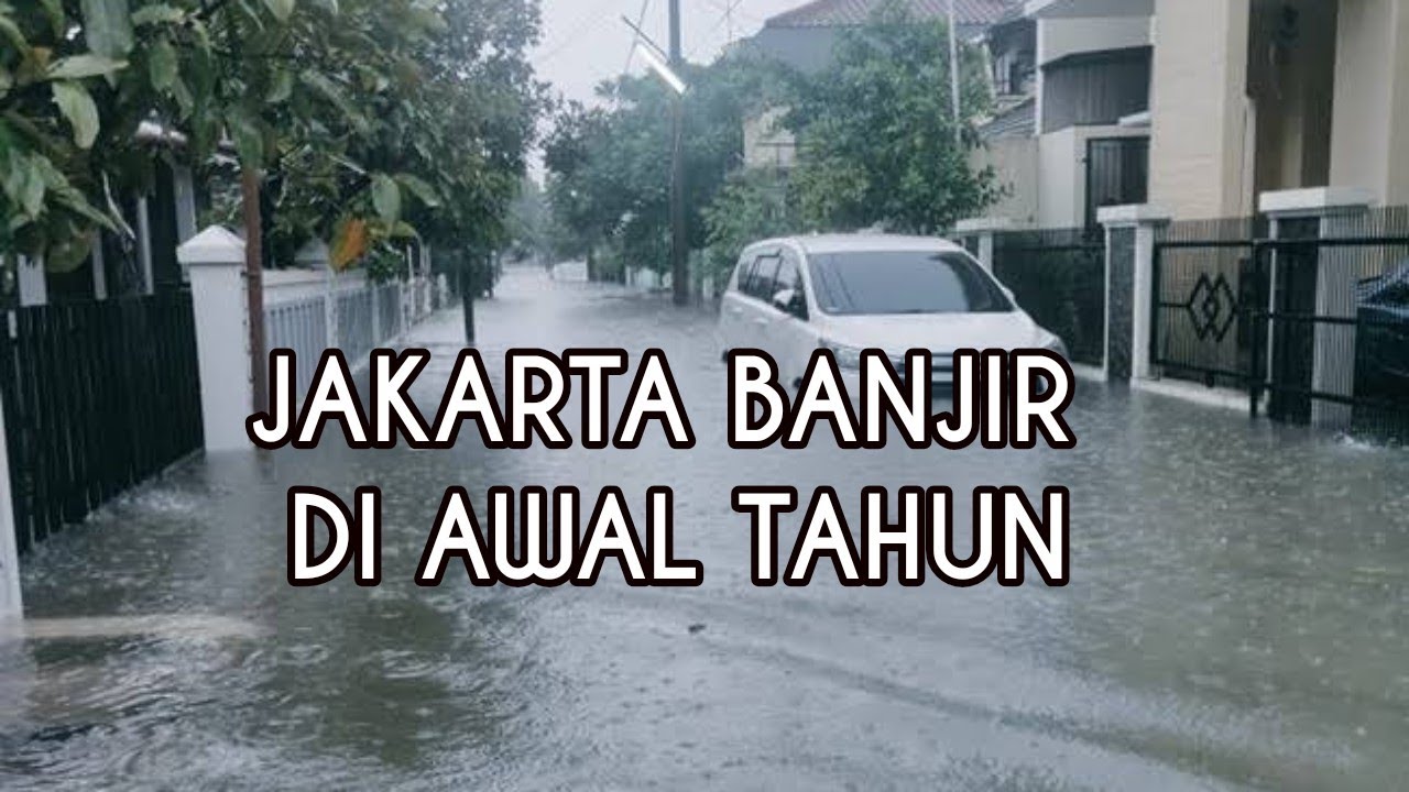 Jakarta Banjir Hari Ini Mobil Tergenang Banjir 1 Januari 2020 - YouTube