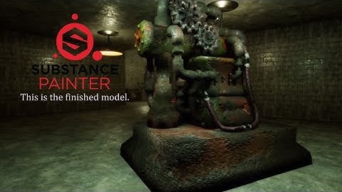 3D Steampunk Machine | Part 2 Texturing in Substance Painter Time lapse