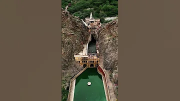 Galta Ji Temple Jaipur Travel Droneview Temple Dronephotography 