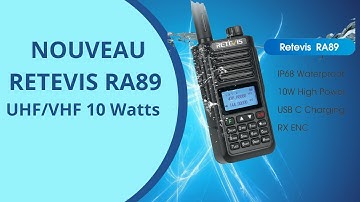 Présentation du RETEVIS RA89