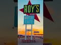 Roy’s Neon Sign on Route 66 turning on for the evening - live video by KenRockwell.TV