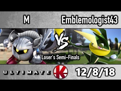 M (Inkling/Meta Knight) vs Emblemologist43 (Simon/Greninja) - Loser' Semi-Finals