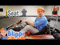 Super Fast Go Karts - Engines and Numbers with Blippi | Learning Videos For Kids