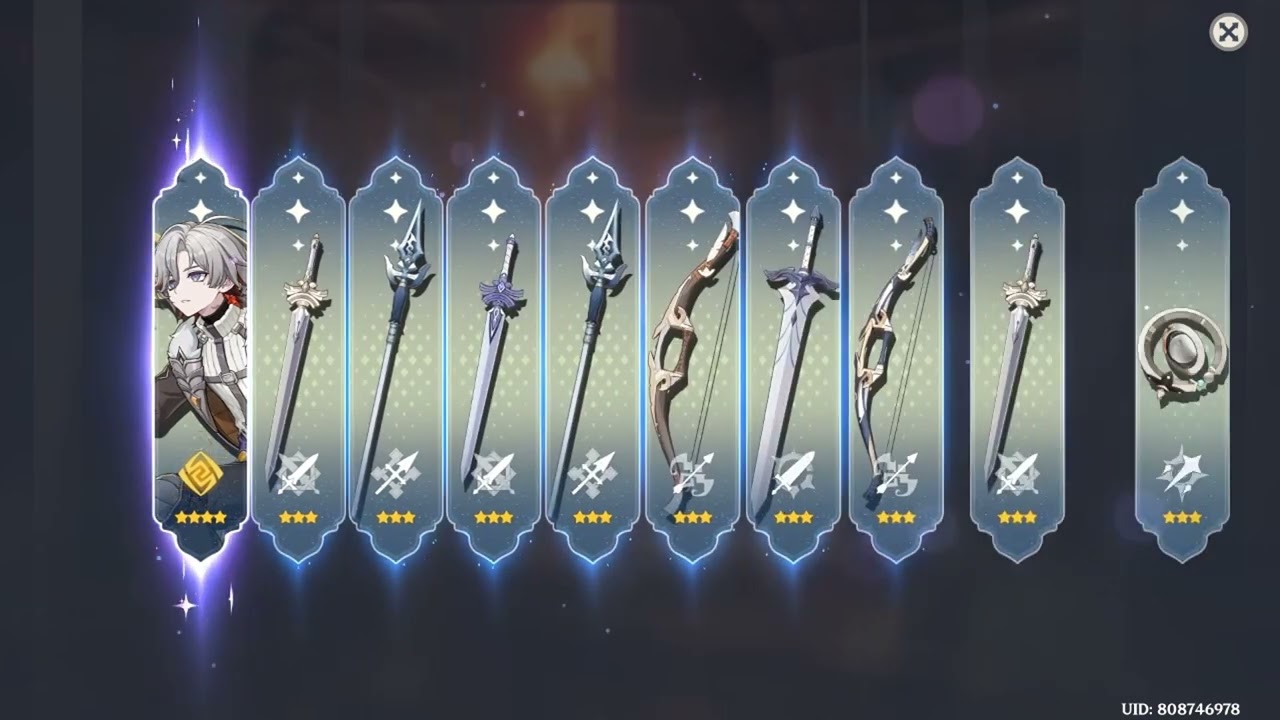 【原神 Genshin Impact】角色活动祈愿 - 兹白（81抽）（高兴小保底就出来了）