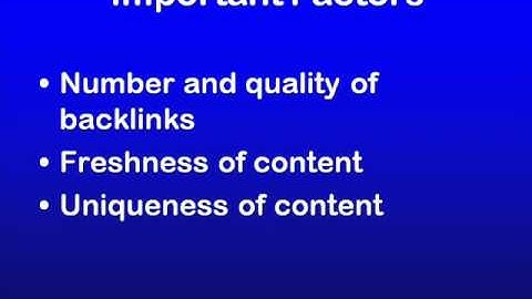 SEO Education 101 - Search Engine Basics