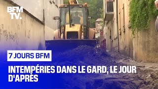 Intempéries dans le Gard, le jour d'après