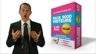 Acheter du traffic :  Pack 1000 visiteurs à 1.99 euros