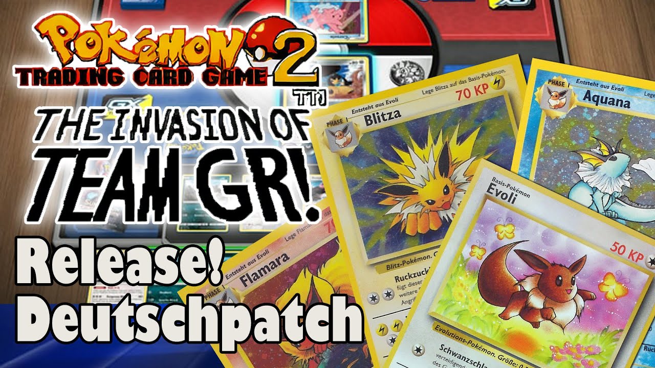 pokemon trading card game 2 english rom RELEASE! Deutschpatch zum Pokémon TCG Pokemon Gotta Catch Em All
