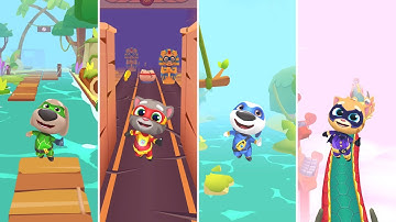 Talking Tom Hero Dash: Talking Ben,Talking Tom,Talking Hank,Talking Ginger (Android/iOS) Gameplay