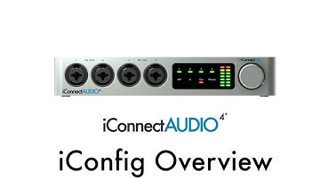 iConnectAUDIO4+ Tutorial - iConfig Overview