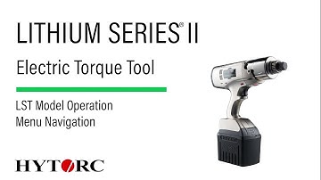 LITHIUM SERIES II Menu Navigation