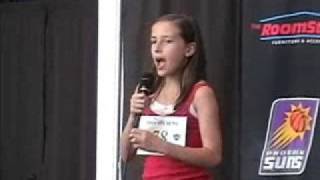 Jordan sings National Anthem
