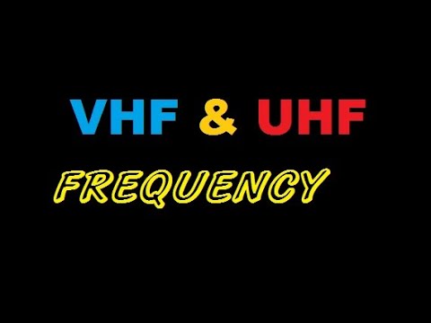 Video: Berapakah frekuensi tekanan VHF antarabangsa?