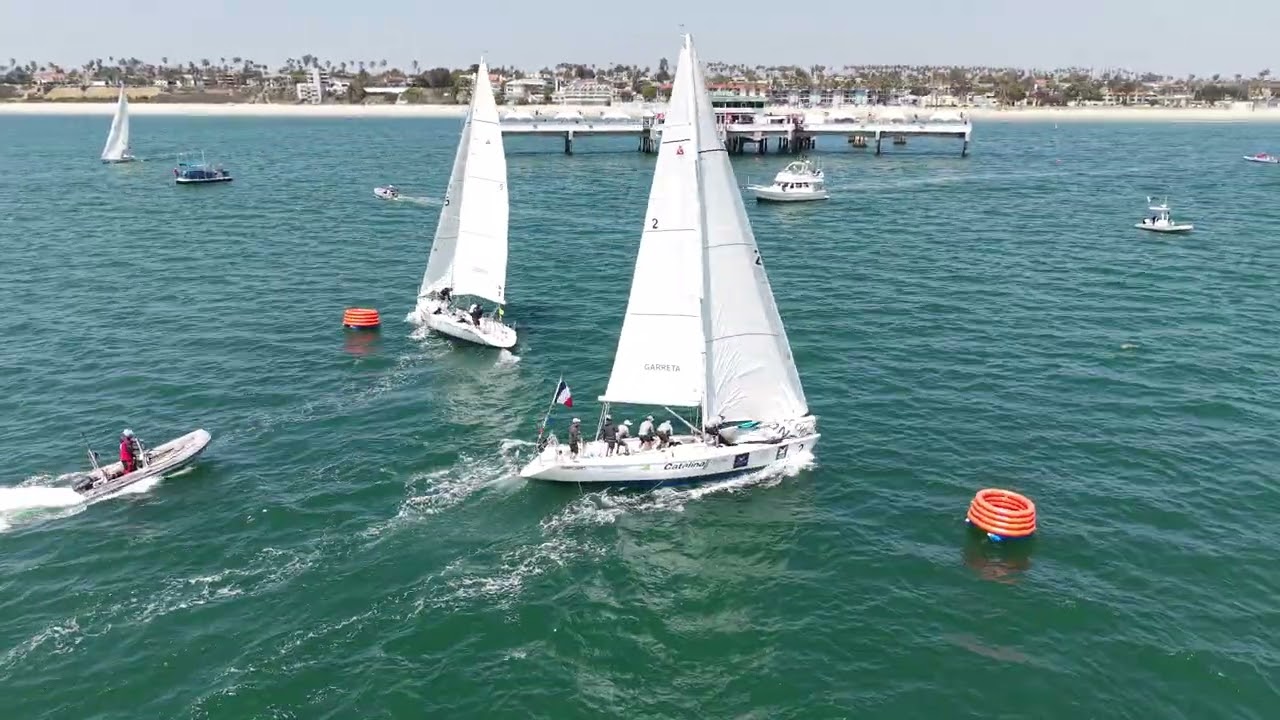 ⁣2026 Congressional Cup   F4M2   Garreta v Borch leeward gate