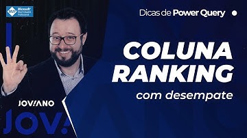 COLUNA RANKING COM DESEMPATE NO POWER QUERY