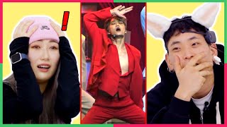 Korean Professional Dancers React to : Kai's Sexy Fancam Compilation