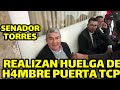 ORGANIZACIONES Y LEGISLADORES INICIAN HUELGA DE HAMBR3 EXIGIENDO CHQUEHUANCA CONVOQUE SESIÓN
