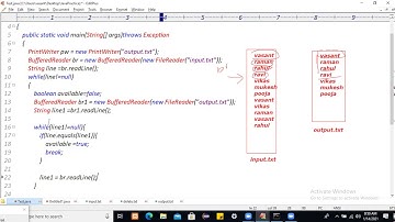 Java File Handling | Duplicate Data Removal From File