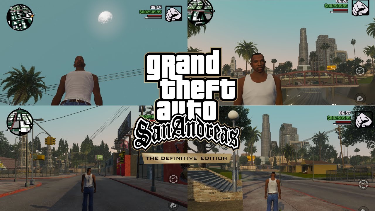 GTA SAN ANDREAS DEFINITIVE EDITION MOBILE || Gameplay - YouTube