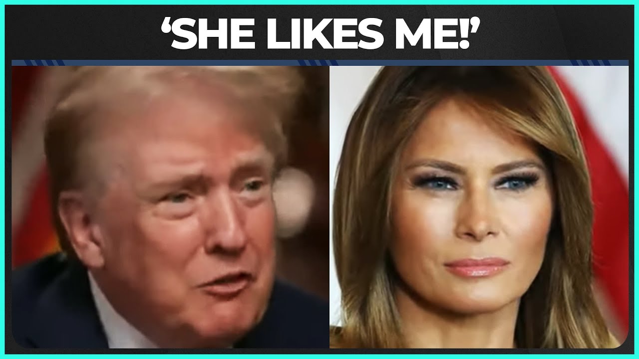 Trump's Hilarious Answer to Whether Melania Loves Him