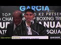 Orlando Salido-Mikey Garcia speak at the press conference prior to their fight this Sat. Jan 19th