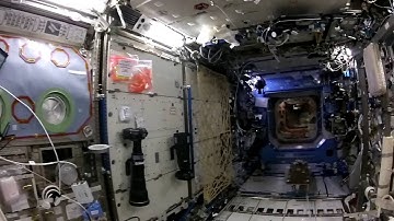 Samantha Cristoforetti tours the ISS for the last time [11 June 2015]