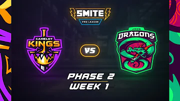 SMITE Pro League: Phase 2 - Week 1 Camelot Kings Vs Jade Dragons