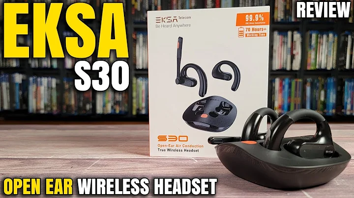 The Perfect Headset For Work! | EKSAtelecom S30 Open Ear Bluetooth Headset Review