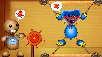 New Rack Machines vs Huggy Wuggy vs Kick the Buddy Mod Poppy Playtime Chapter 2 Android Gameplay