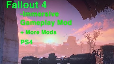 Fallout 4 Gameplay #2 - Immersive Gameplay Mod and more - SUPRISE RAID!!!