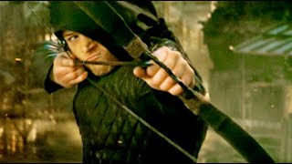 製作:ディカプリオ×主演:タロン・エガートンがハイパー弓矢アクション／映画『フッド：ザ・ビギニング』特報
