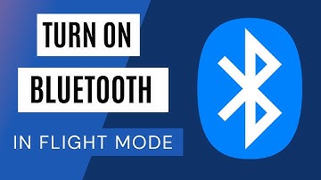 how to turn on Bluetooth in flight mode on windows 10