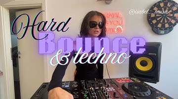 back to hard bounce & techno | 165-170 BPM dj set | Isabel 