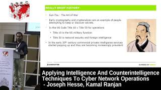 CommSec   Intelligence And Counterintelligence Techniques   J  Hesse & K  Ranjan