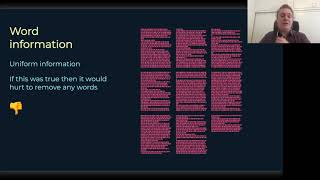 Looking at stop words: why you shouldn't blindly trust model defaults (SLC RUG Dec 2020)