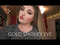 EASY GLITTER GOLD SMOKEY EYE | COLOURED RAIN QUEEN OF HEARTS PALETTE