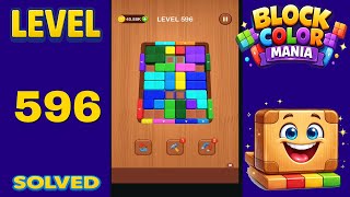 Block Color Mania – Level 596 | Fast & Clean Solution
