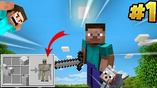 Target 🎯 full iron ARMOR in || Minecraft||