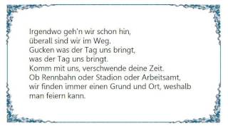 Die Toten Hosen - Verschwende Deine Zeit Lyrics