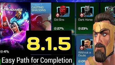 MCOC: Act 8.1.5 - Easy Path for Completion Book 2 - Hercules | Marvel Contest of Champions