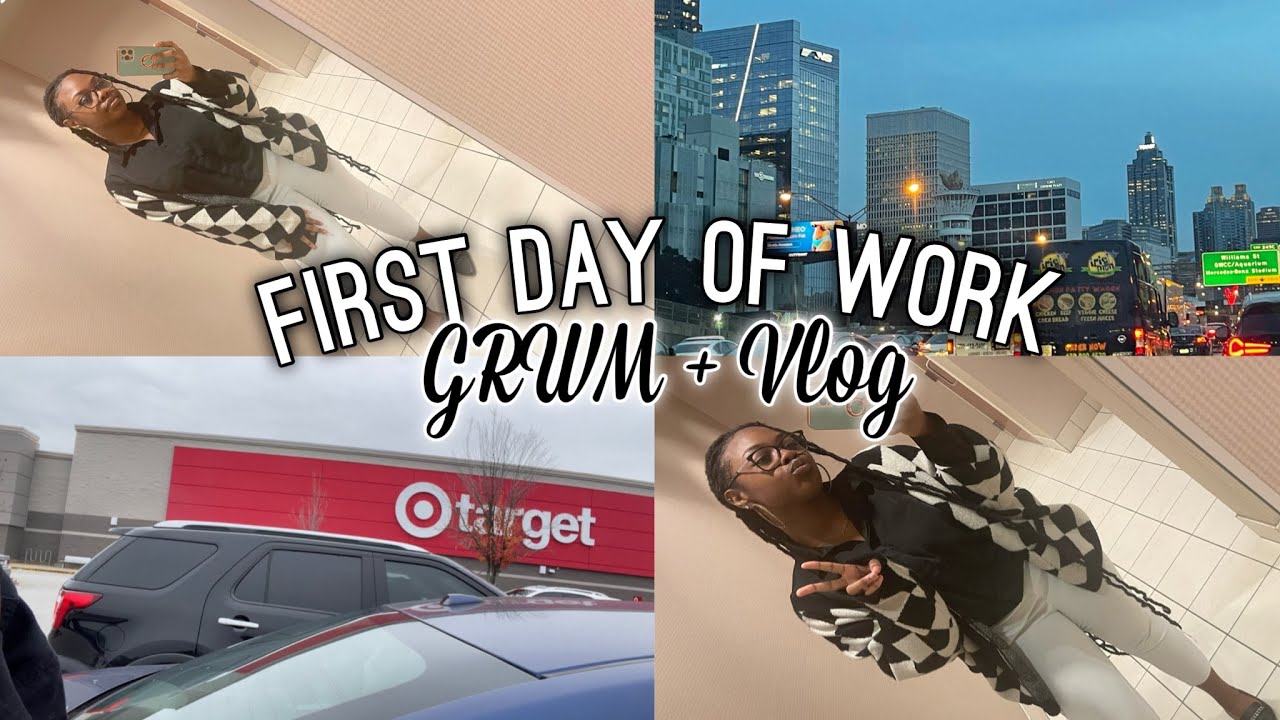 vlog + grwm | I GOT A NEW JOB !! come shopping w/ me at target !! ppl ...